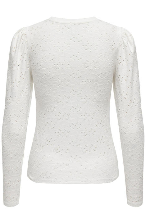 Only onlsmilla l/s o-neck puff top jrs